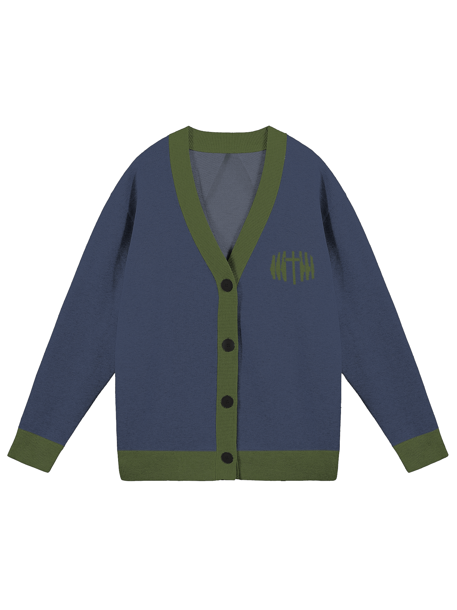AUMC Knit Cardigan - Forest Night product image (1)