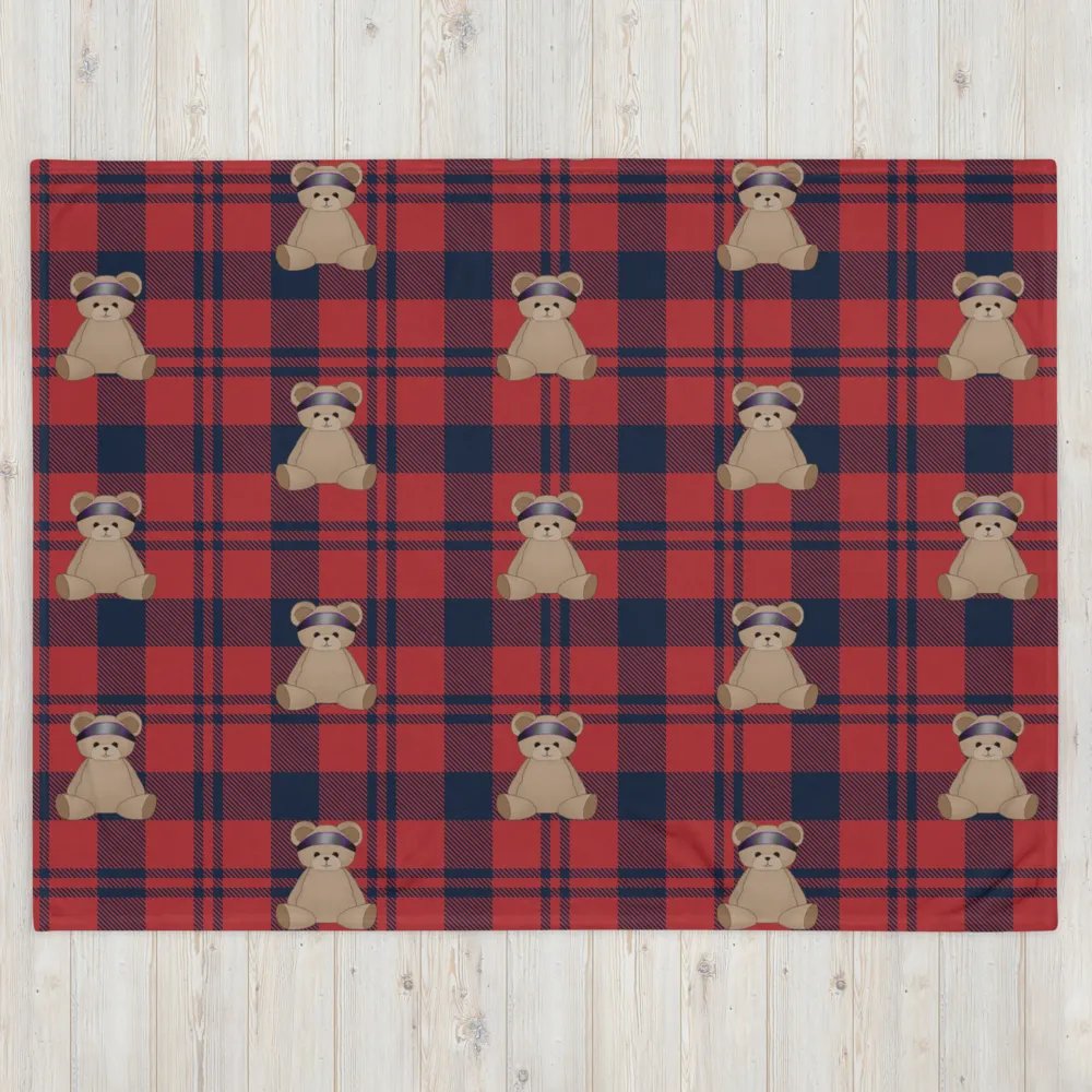 Plaid Bear Blanket product image (4)