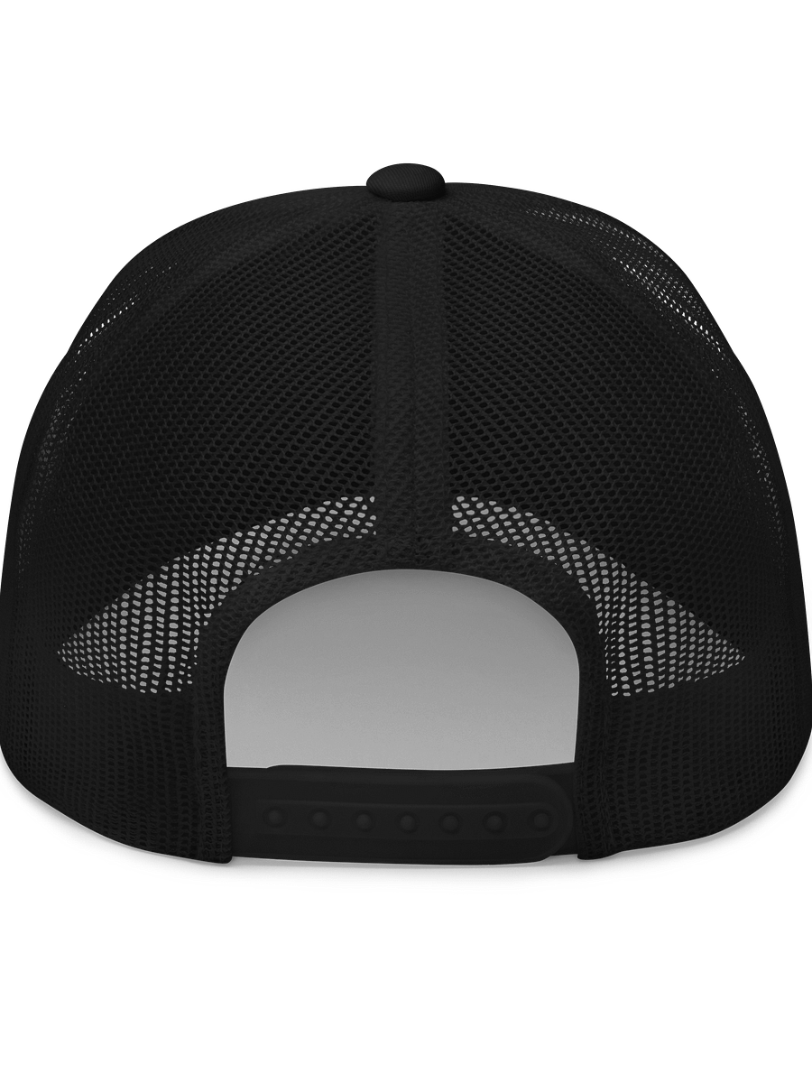 Trucker Hat // Black + Gold product image (5)
