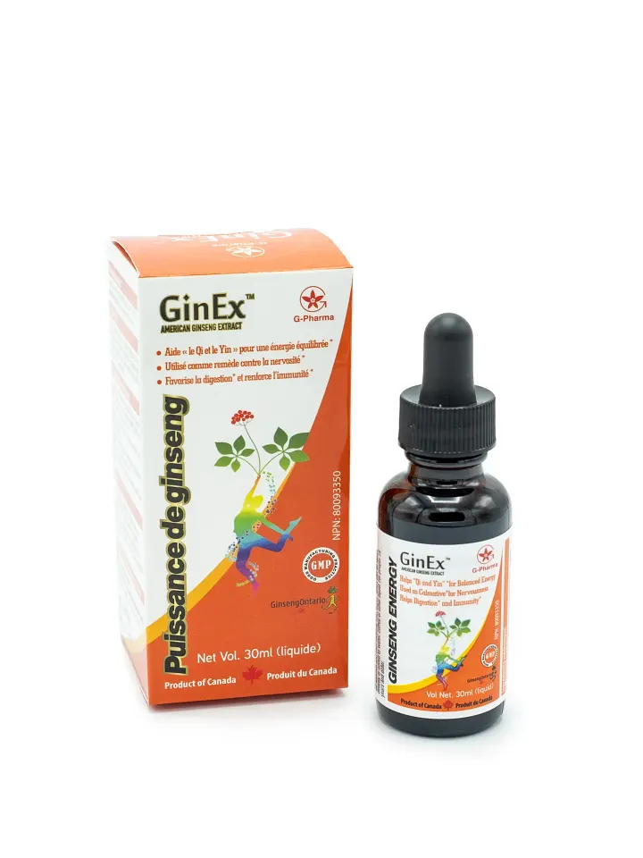 GinEx®西洋蔘黑膏滋滴劑*4瓶（买三送一） product image (2)