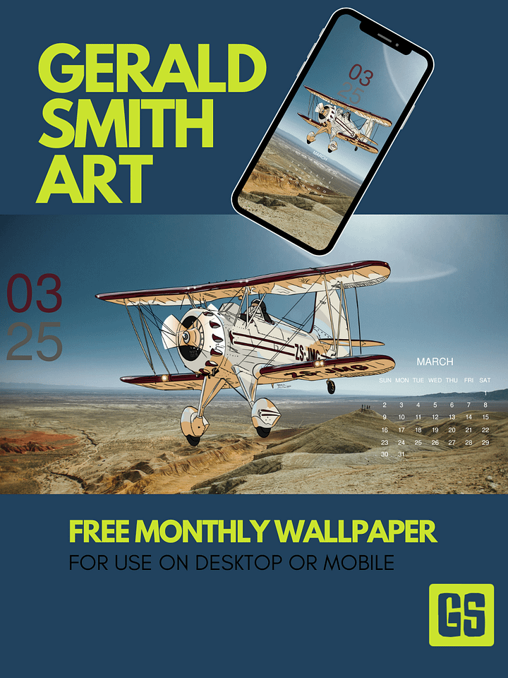 FREE March 2025 Desktop & Mobile Calendar Wallpaper product image (2)