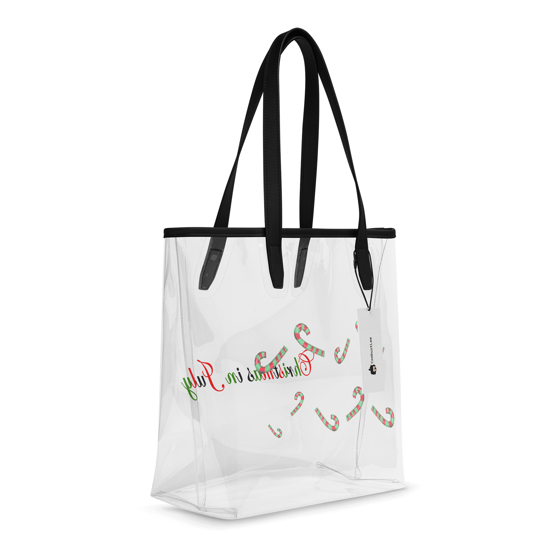 Christmas in July Clear Tote Bag (No Face) product image (6)