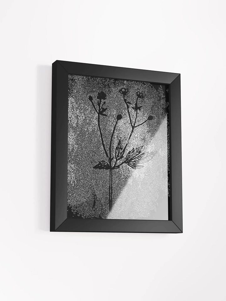 Botanical Serenity Framed Poster - Wild Flowers Dark Stylish product image (5)