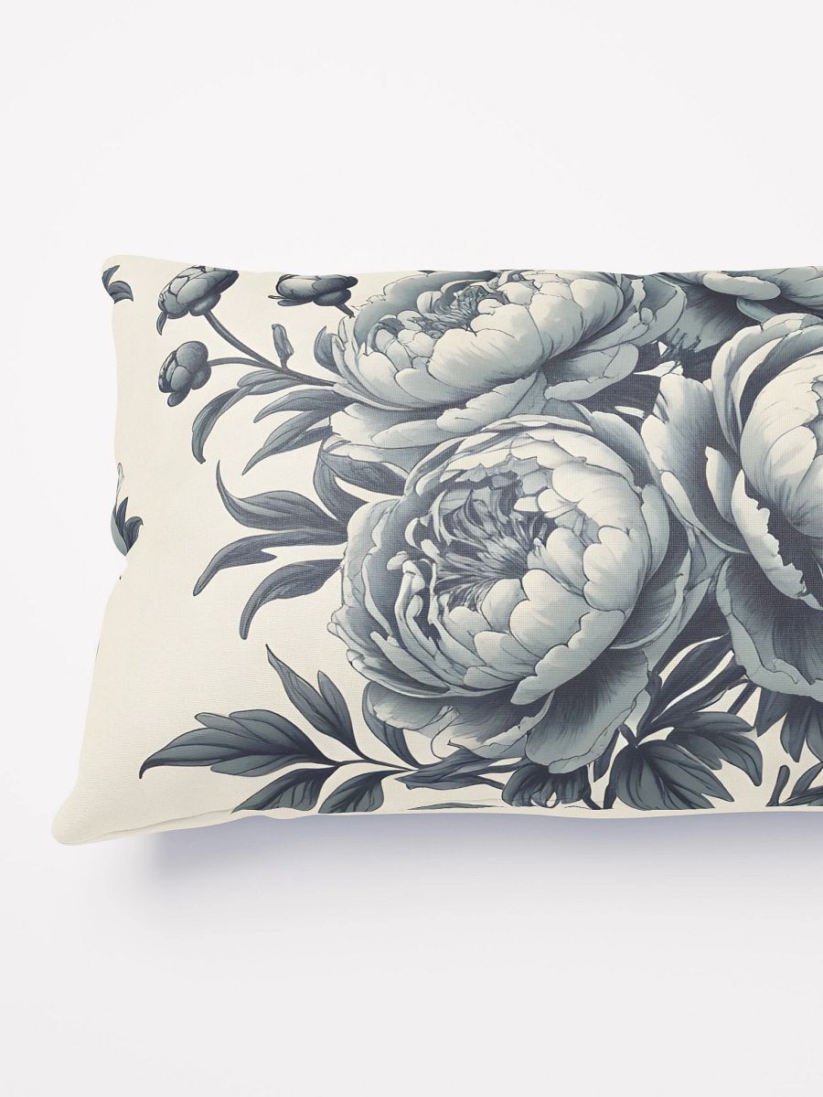 Monochrome Peony Bloom Pillow product image (3)