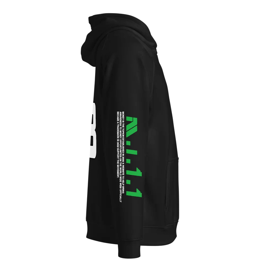 MONEY IS THE TOPIC™ BOXED LOGO HOODIE UNISEX 2.0 product image (6)
