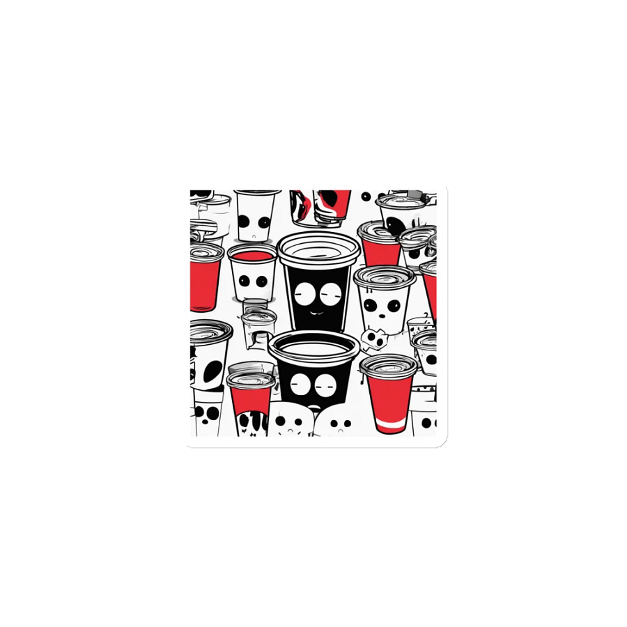 Expressive Drink Cup Magnets product image (1)