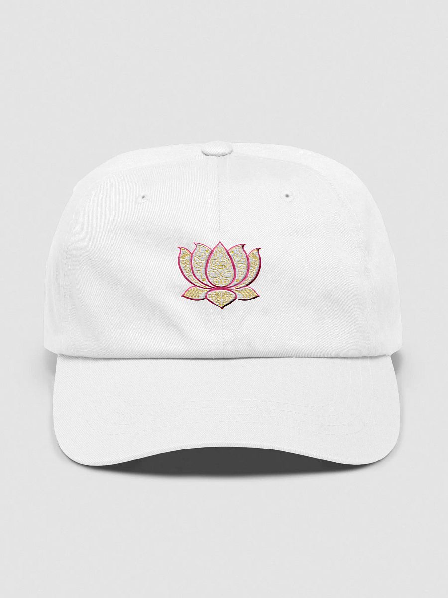 Lotus Bloom Unstructured Dad Hat product image (1)