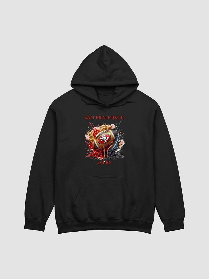 San Francisco 49ers Splatter Paint Football Hoodie product image (5)