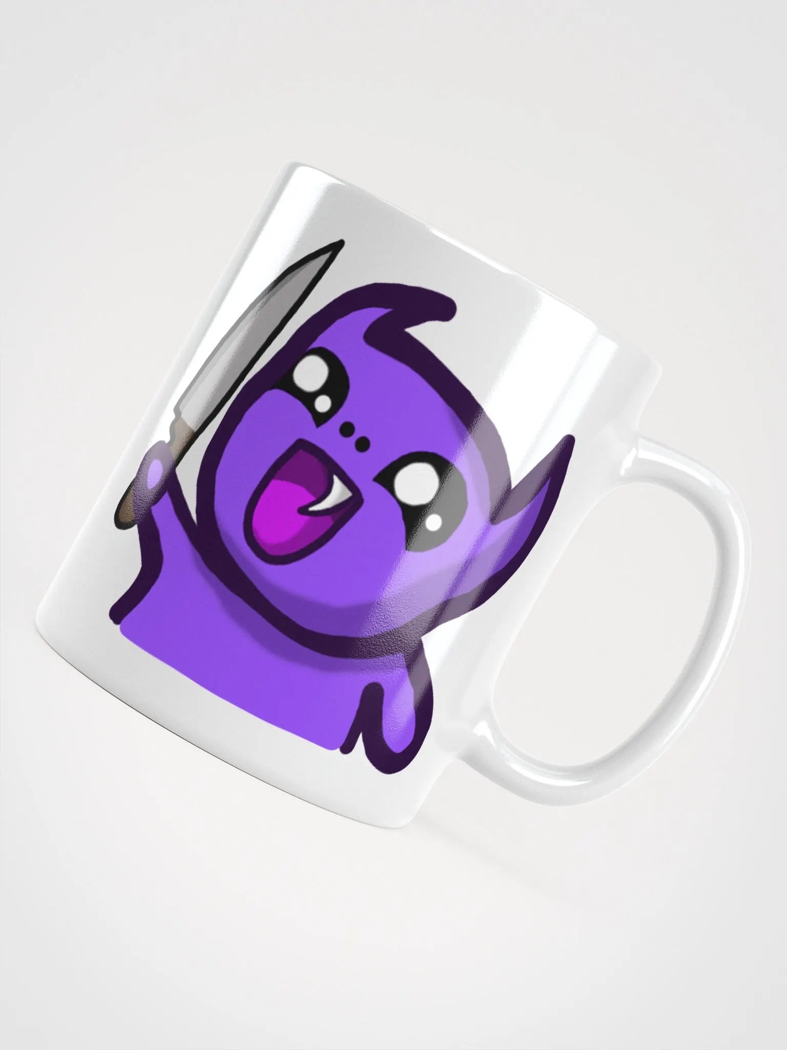 White Mug with Stabby Jeffrey product image (7)