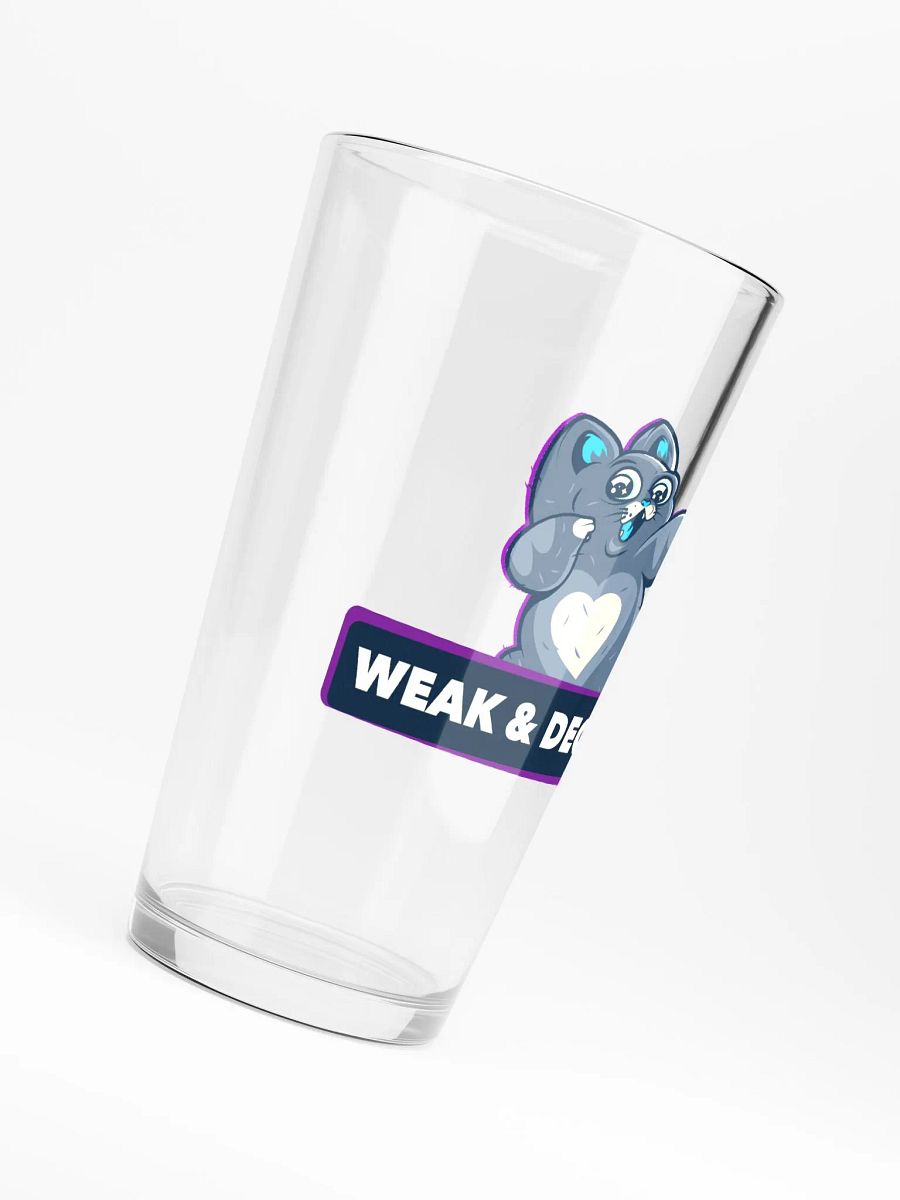 Weak and Decadent Pint Glass product image (6)