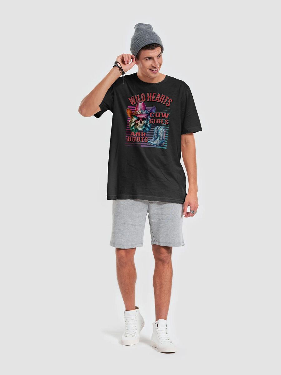 Wild Hearts Cowgirl And Boots Skull T-Shirt product image (10)
