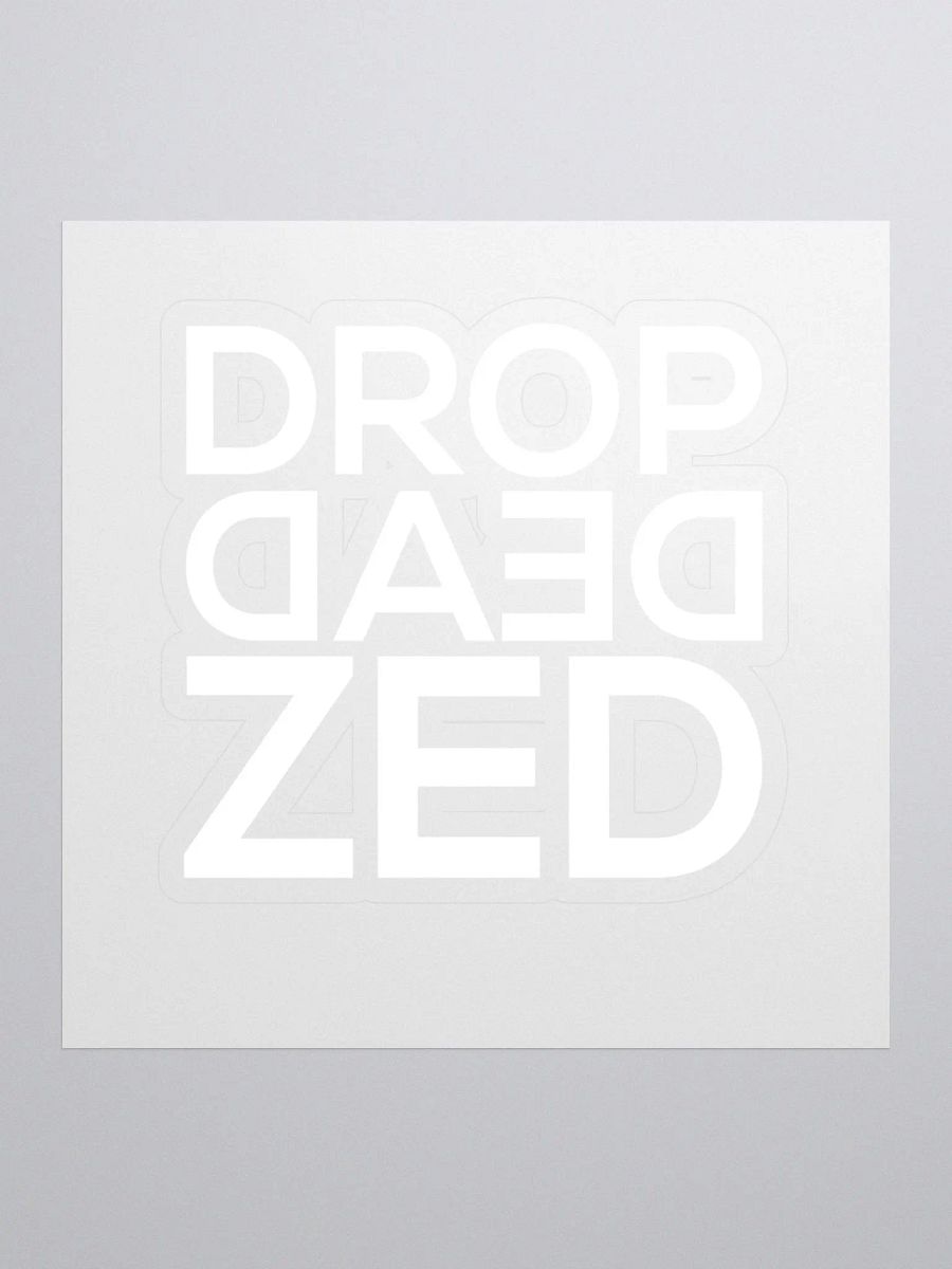 Drop Dead Zed - Name Sticker product image (1)