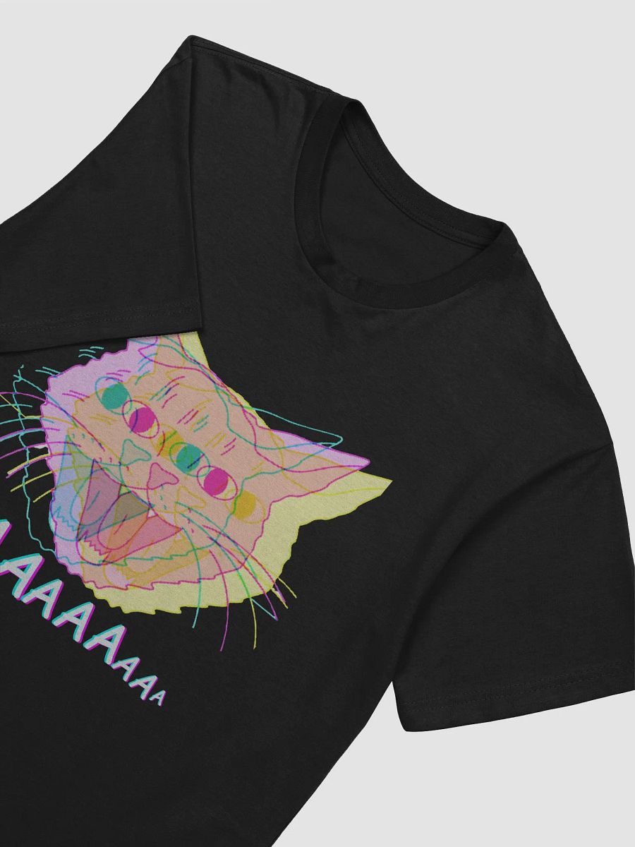 Cat Screm T Shirt | Unisex Next Level Super Soft T-Shirt product image (4)