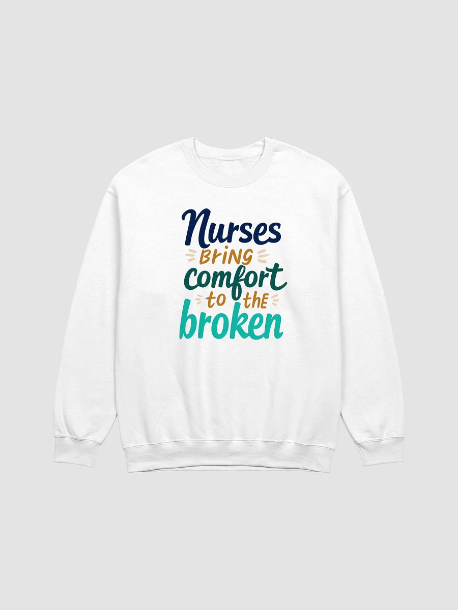 Comforting Nurses Typography Sweatshirt product image (6)