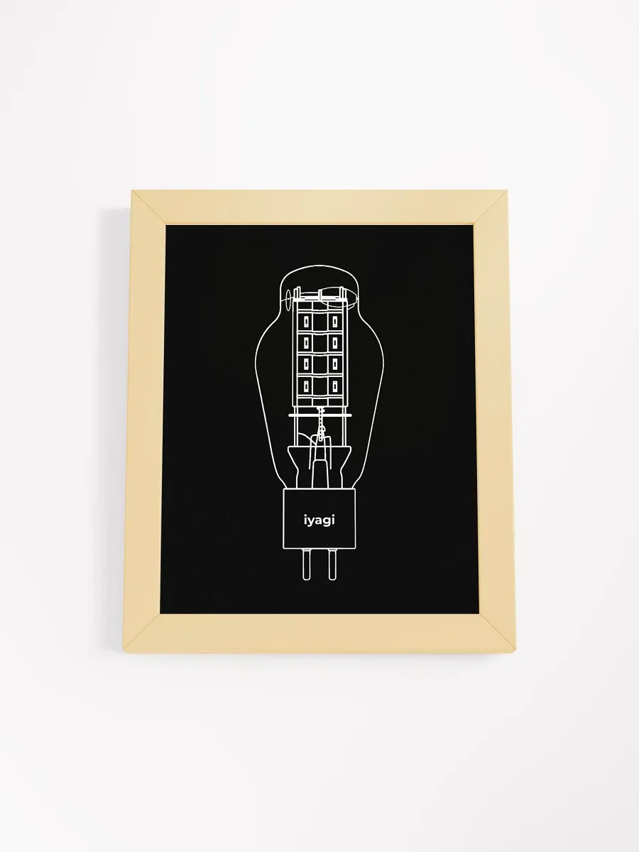 Premium Framed iyagi 300B Tube Poster (black) product image (4)