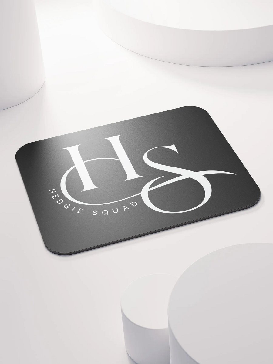 Hedgie Squad black mousepad (8.7″ × 7.1″ // 22cm × 18cm) product image (4)