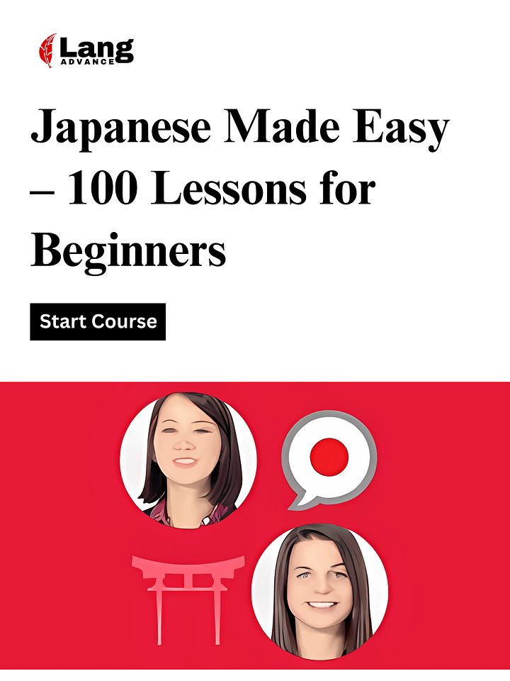 Learn Japanese for Beginners: The Ultimate 100-Lesson Course product image (1)
