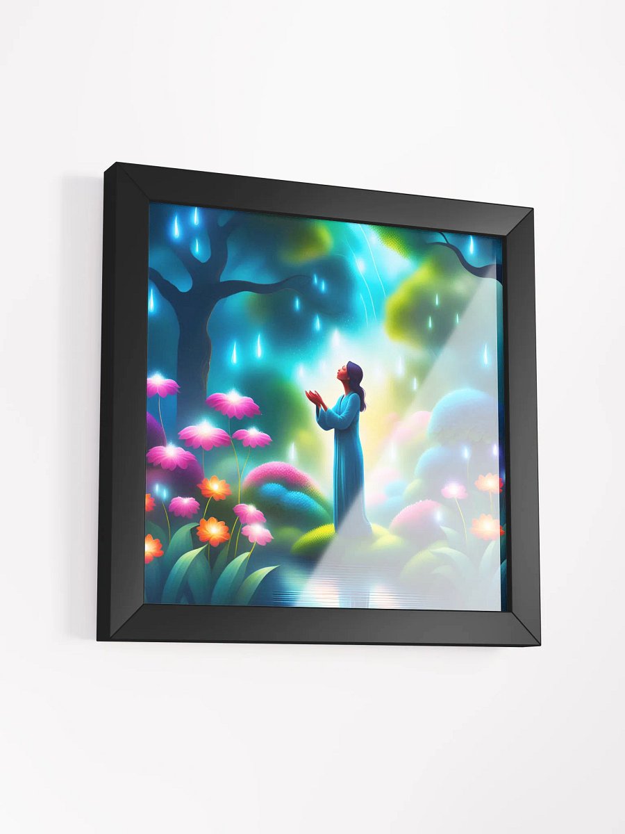 A Whisper Can Bloom a Garden - Framed High-Quality Matte Poster product image (3)