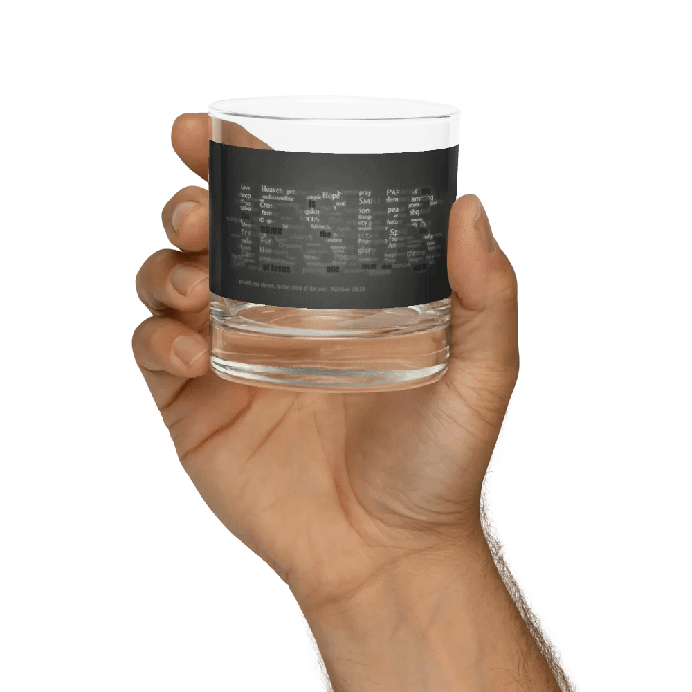 JESUS LOVE Rocks Glass product image (9)