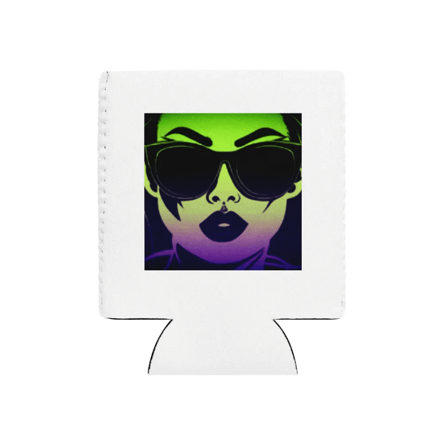Pretty AntiSocial OG Logo with Barcode Coozie product image (1)