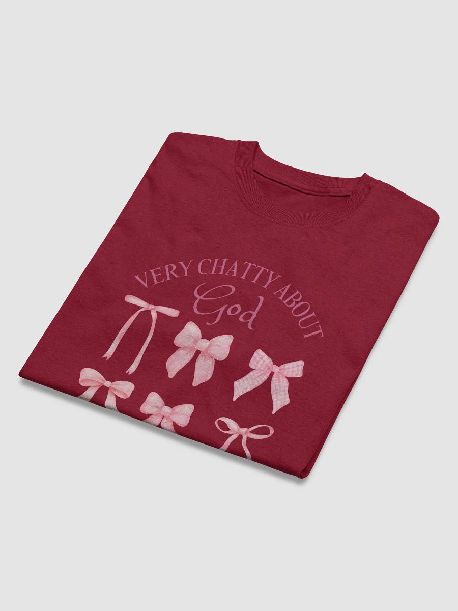 Very Chatty About Jesus – A Coquette-Core Statement Tee product image (16)