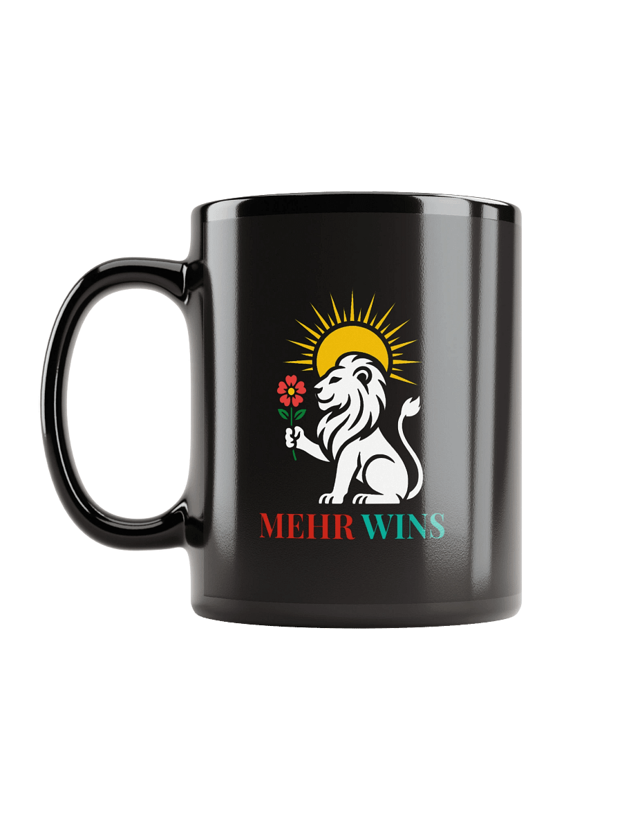 Mehr Wins - Black Mug (Style 2) product image (6)