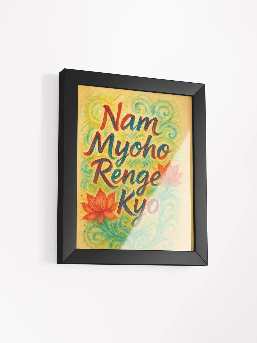 Vibrant Nichiren Buddhism Wall Art for Home or Altar product image (2)