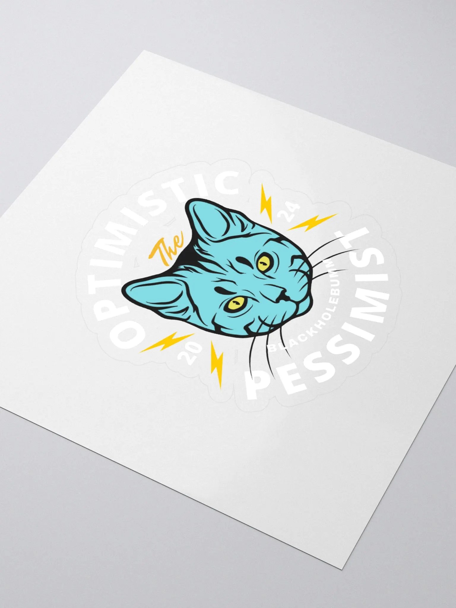 The Optimistic Pessimist sticker product image (3)
