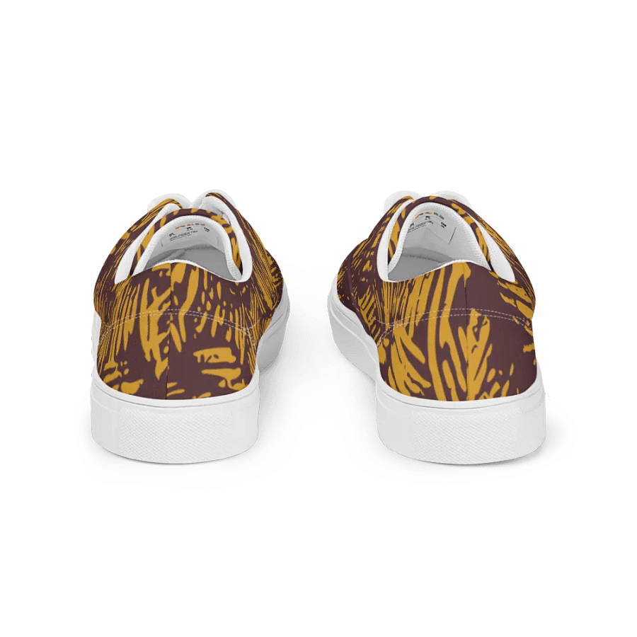 Golden Maze Lace-Up Canvas Shoes product image (5)