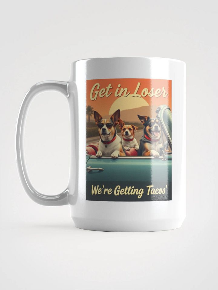 Dogs Road Trip White Glossy Mug product image (2)
