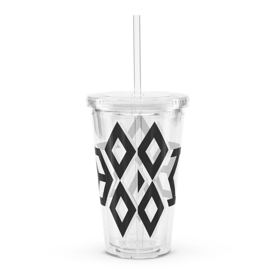 Chill Vibes Snowflake 16 fl oz Clear Double Wall Tumbler product image (2)