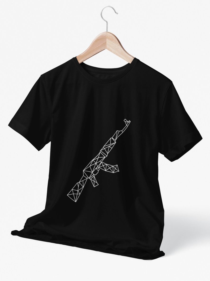 AK-47 illusion T-shirt product image (3)