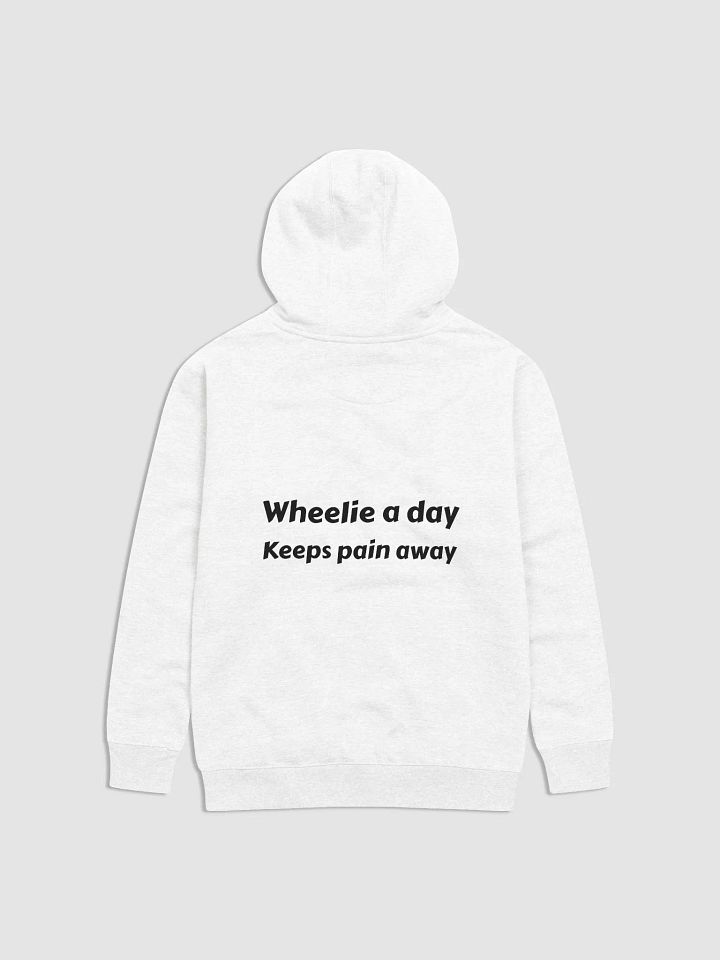 Wheelie a day Hoodie White product image (1)