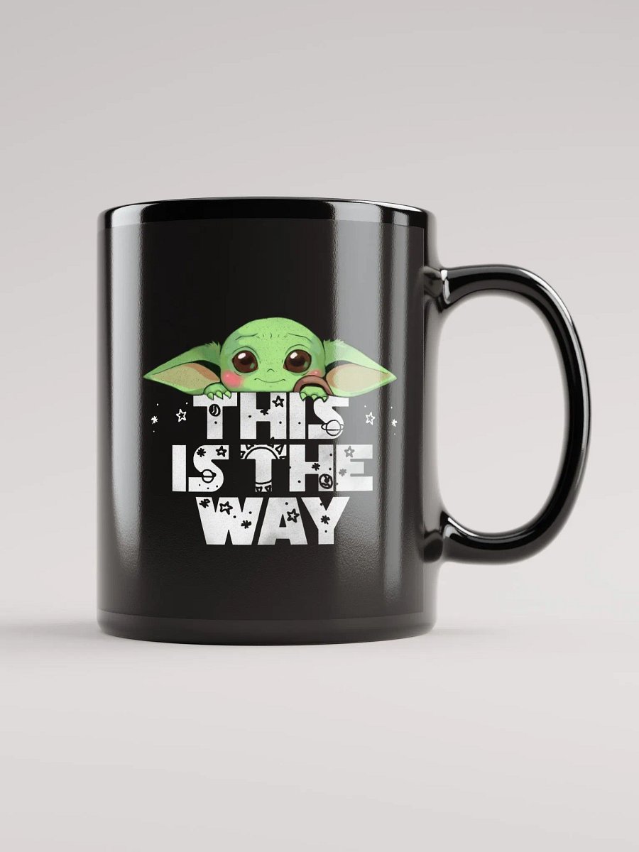 This is the way- Black Glossy Mug product image (5)