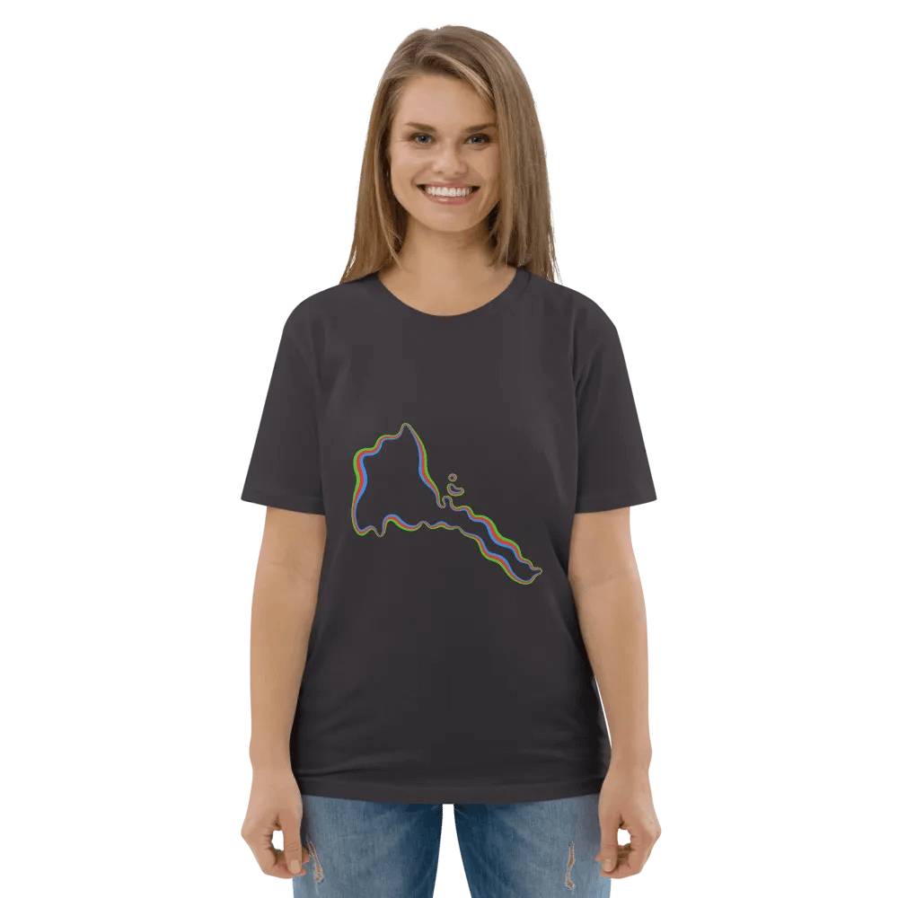 Neon Geographical Outline T-Shirt product image (139)
