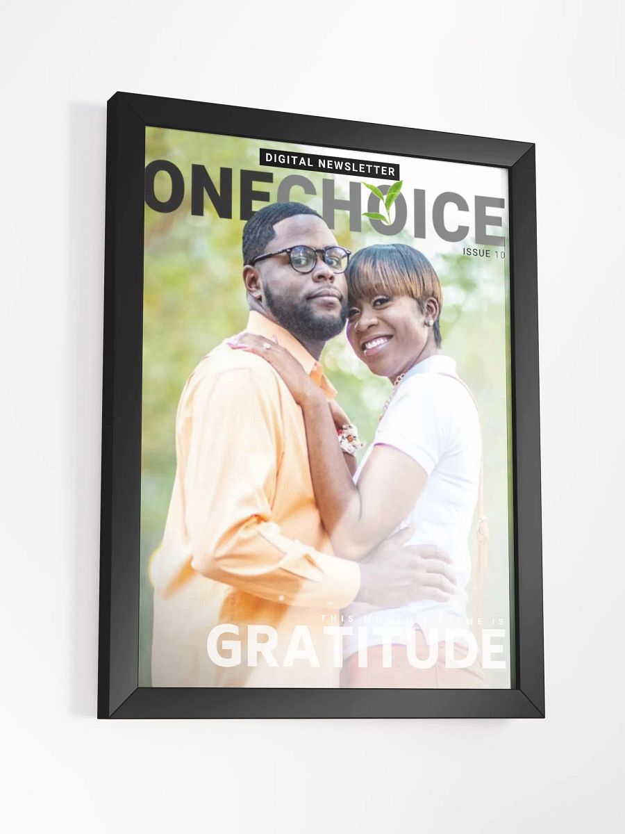 Issue 10 of One Choice Magazine Cover Wall Art product image (5)
