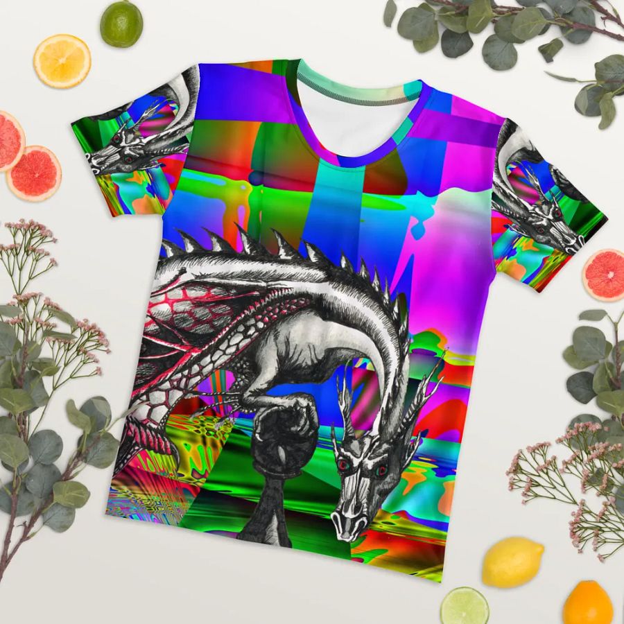 Dragon glimpsed T shirt product image (12)