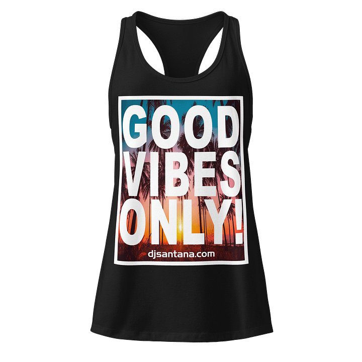 Ladies Good Vibes Only Racerback product image (1)