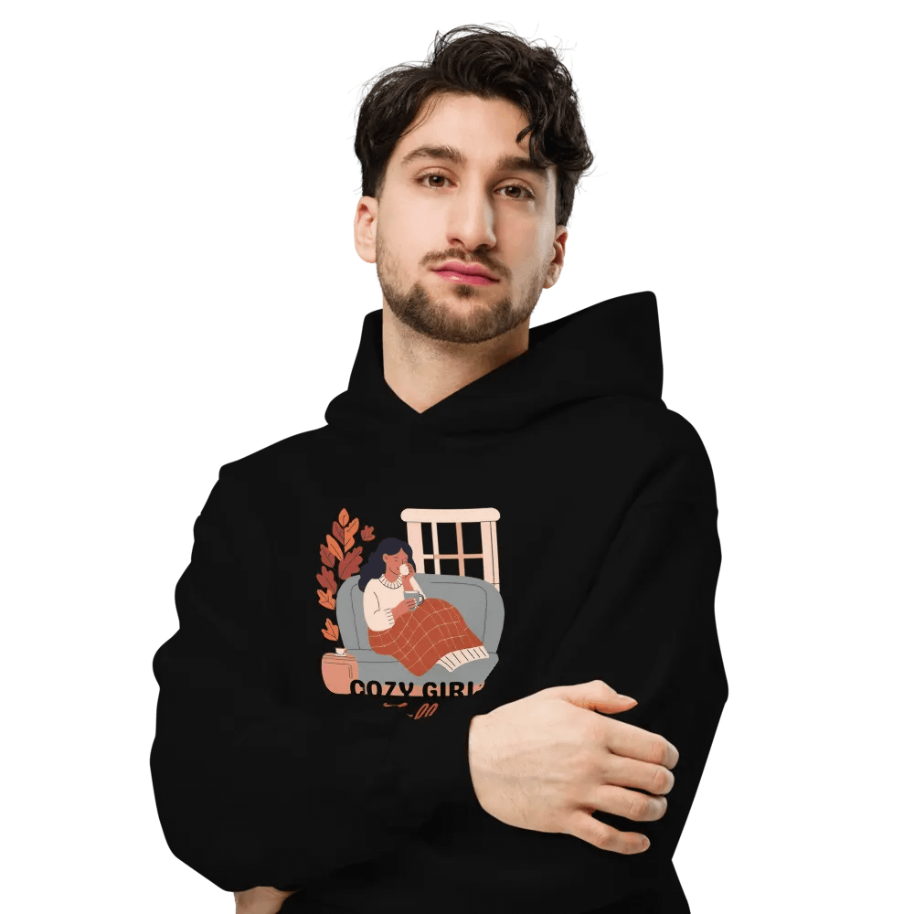 Cozy Girl Hoodie - Black product image (6)