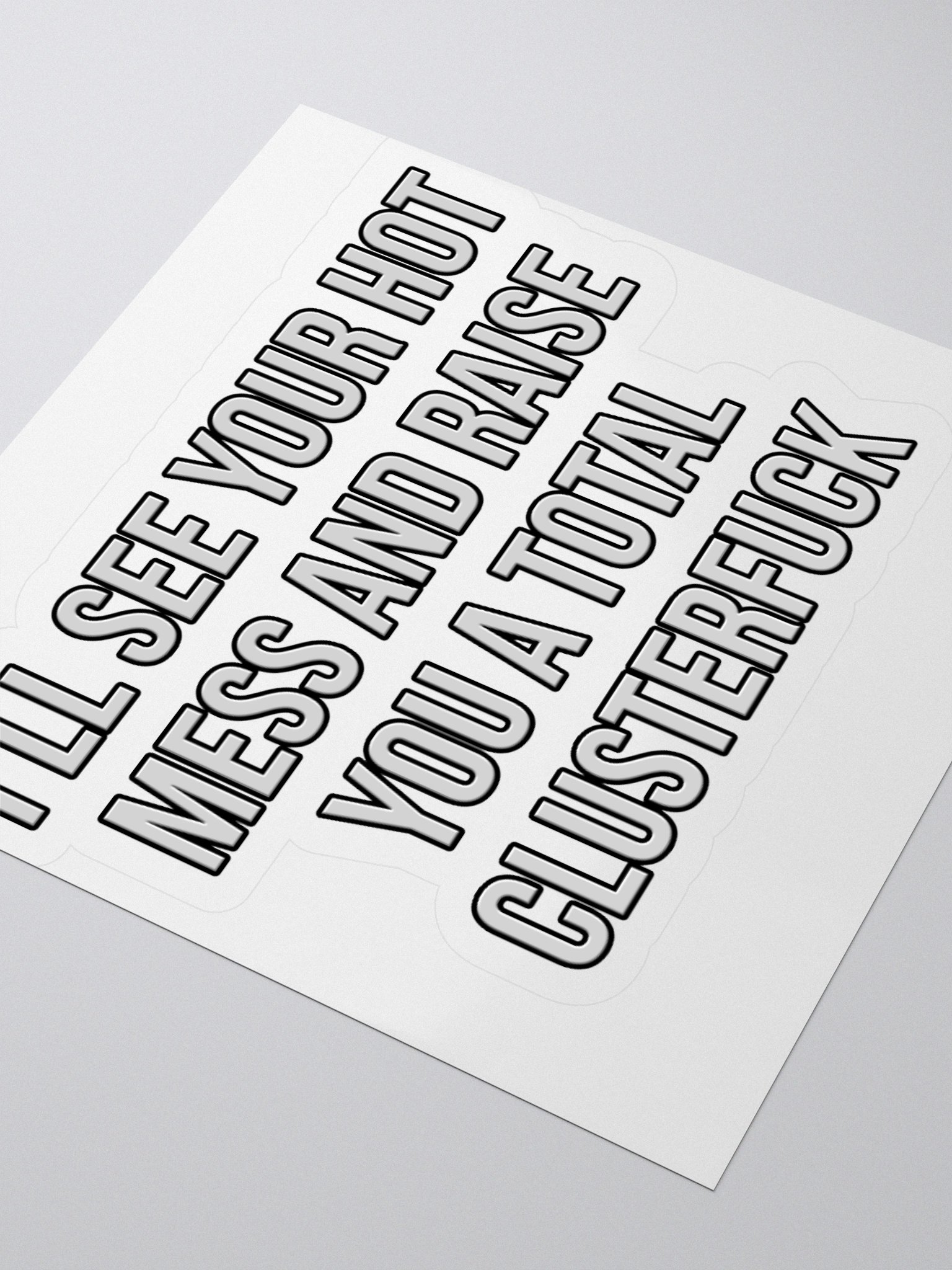 nope snark - raise sticker product image (3)