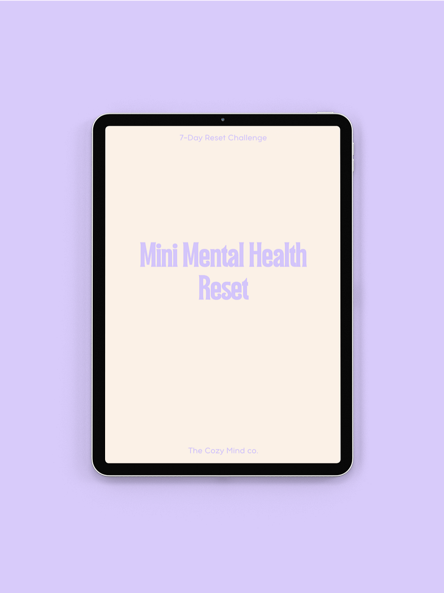 Mini Mental health reset challenge product image (4)