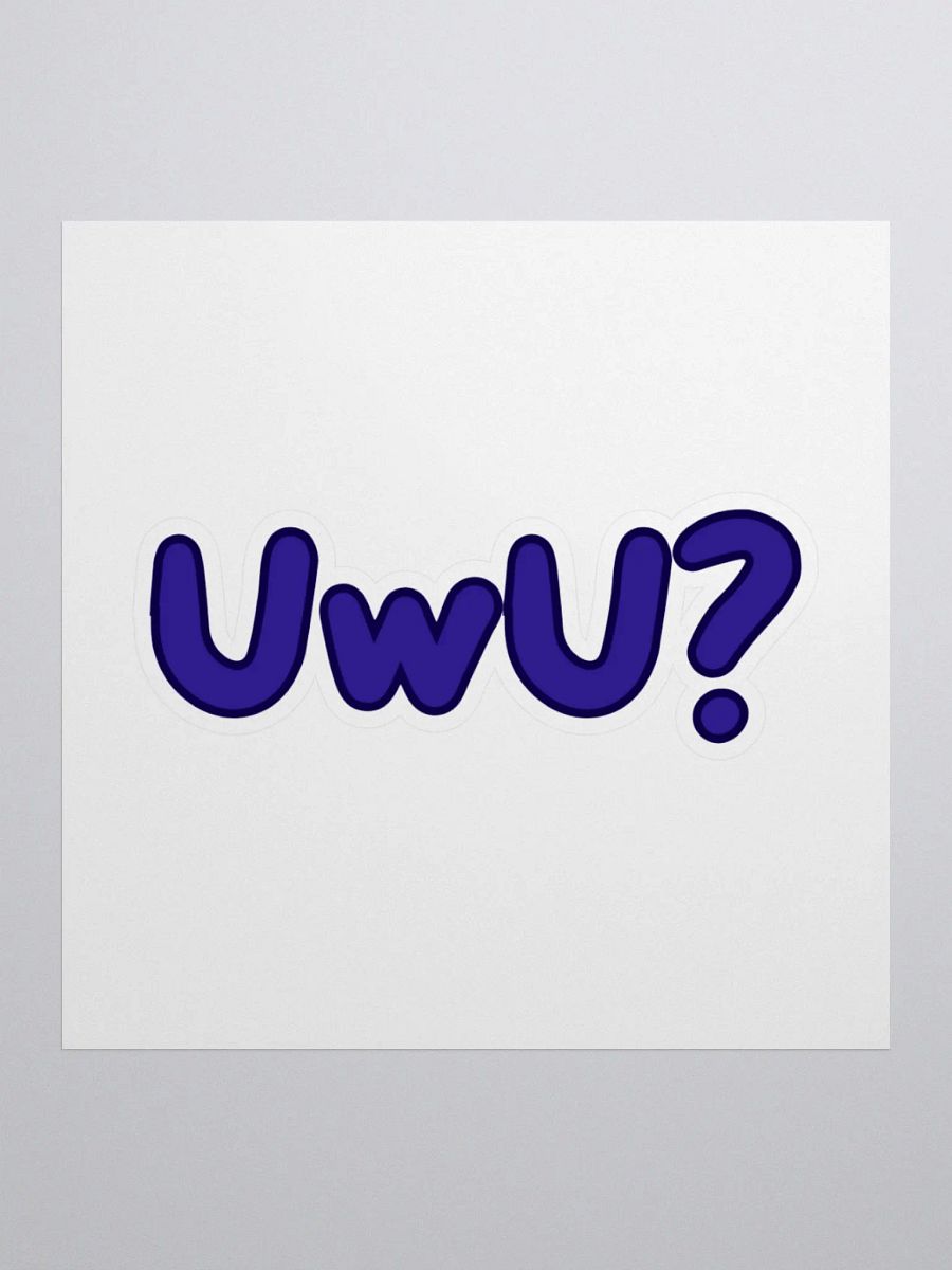 UwU? Sticker, Purple product image (3)
