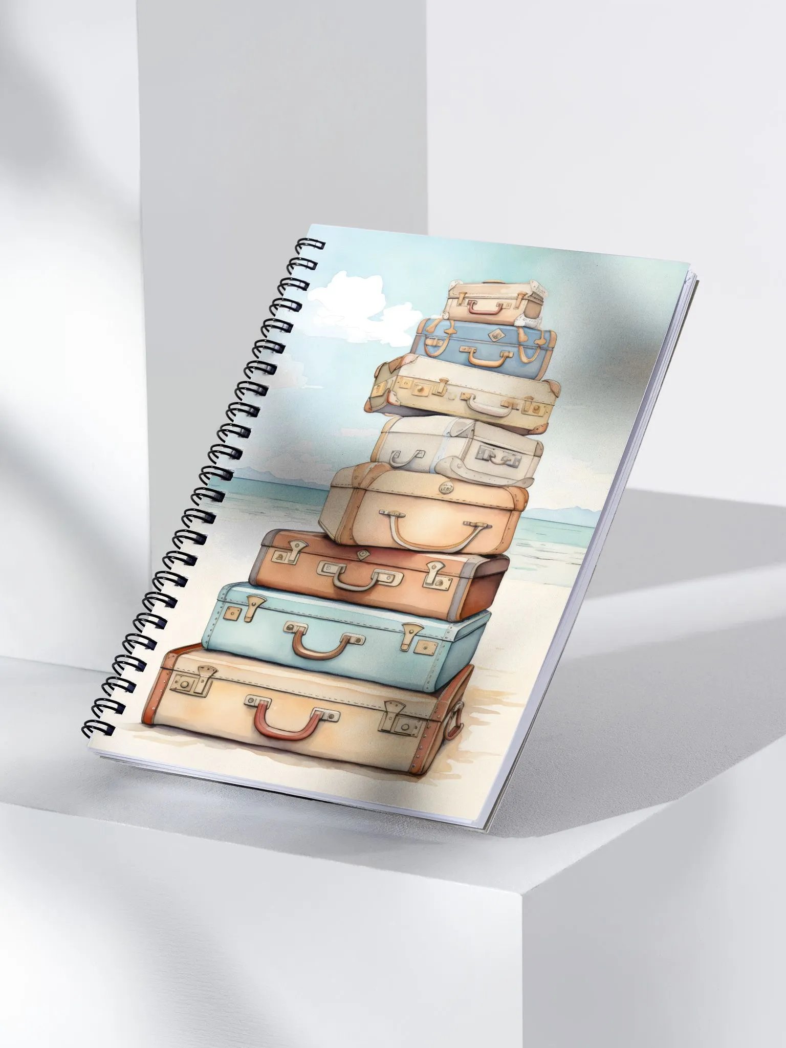 Vintage suitcases beach product image (3)