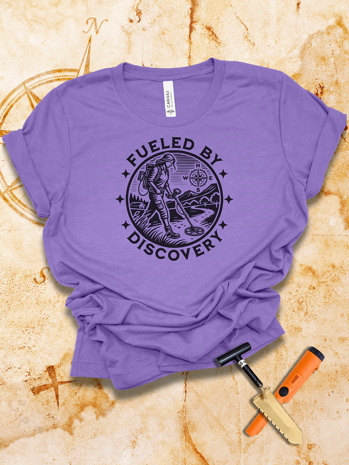 Fueled by Discovery – Women’s Metal Detecting Tee product image (1)