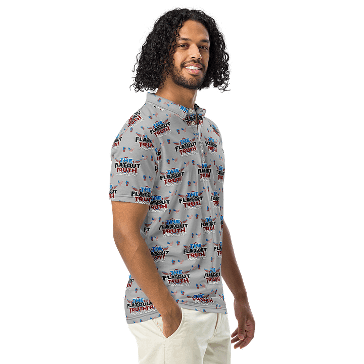 TFOT SlimFit America 1st Gray Polo Shirt product image (1)