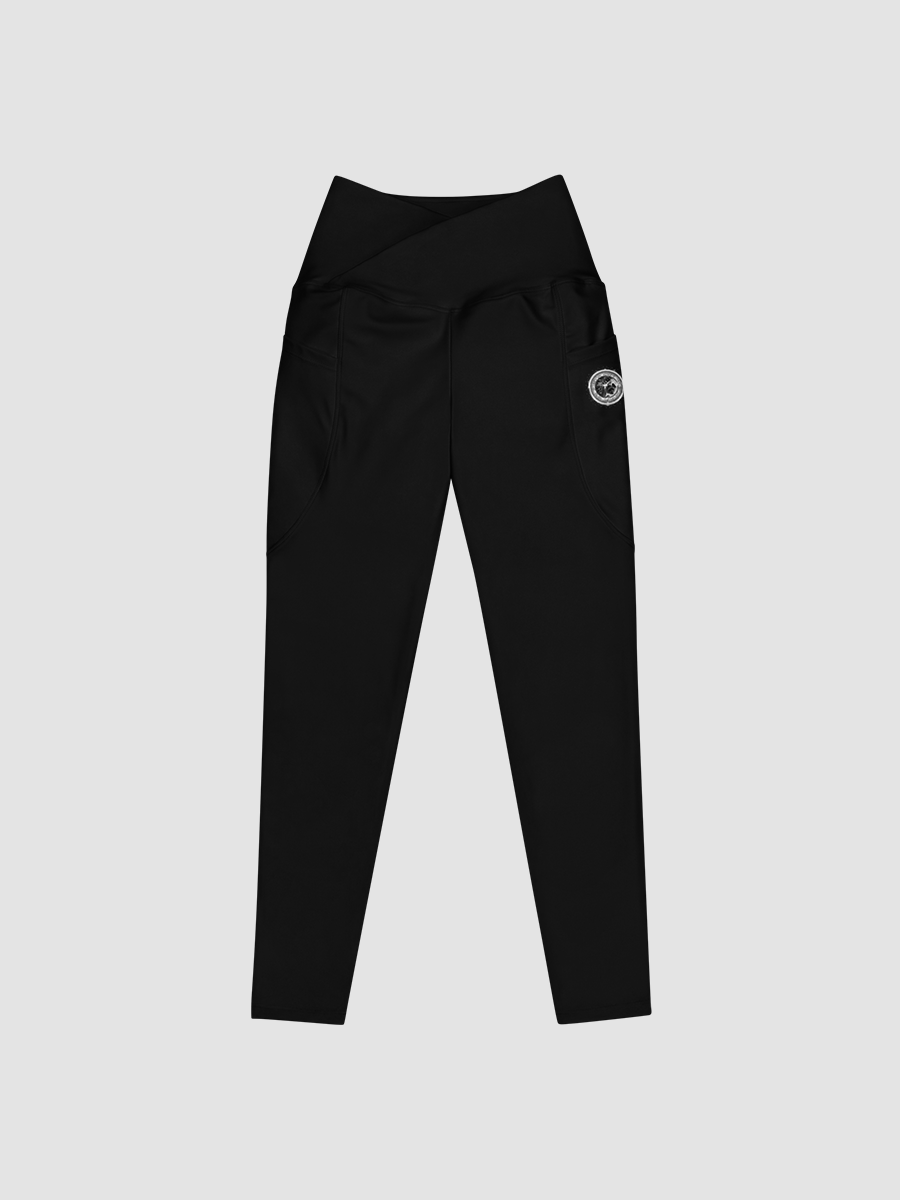 [Iiniijewelry] All-Over Print Crossover Leggings with Pockets product image (3)