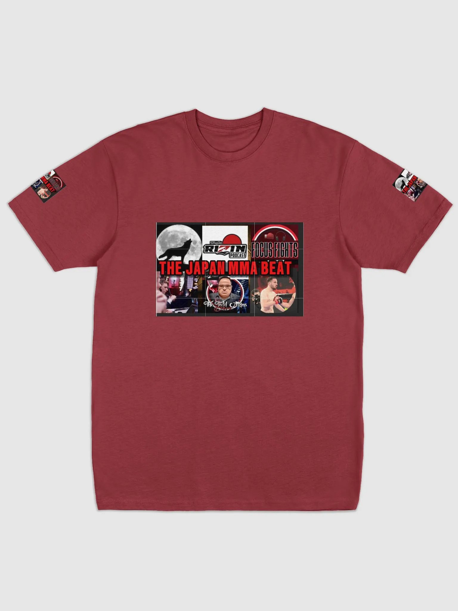 THE JAPAN MMA BEAT T-SHIRT (RED) product image (1)
