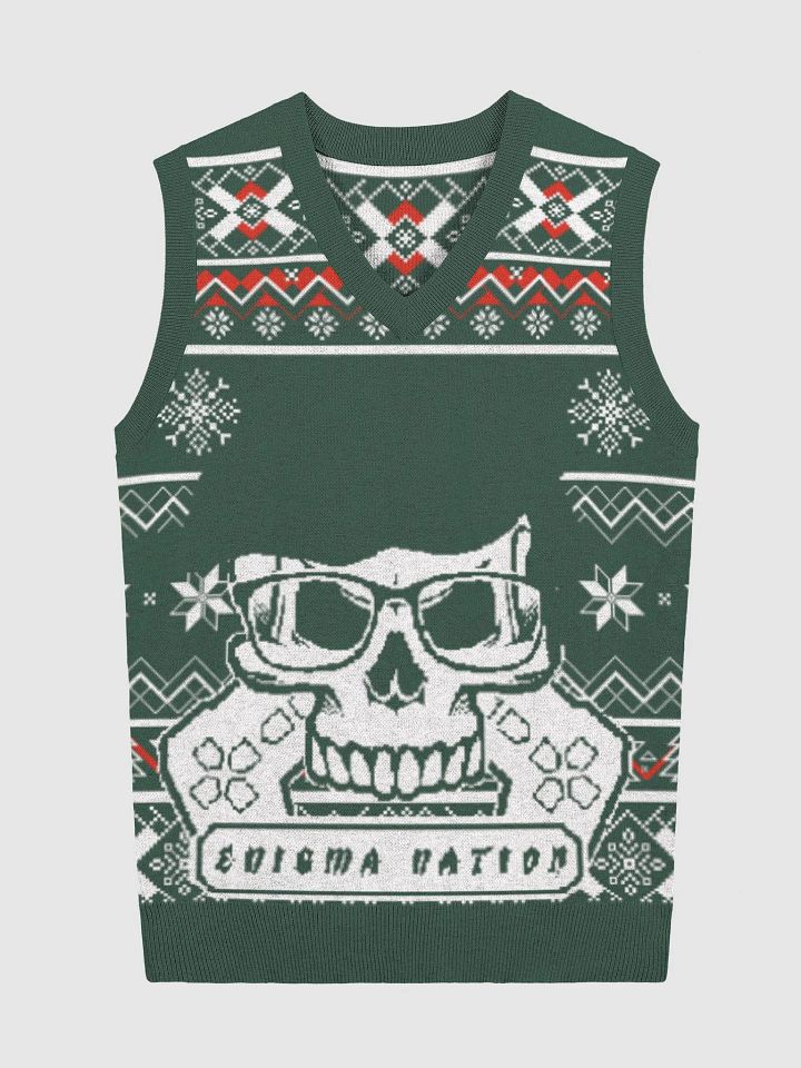 Enigma Nation Knitted V-Neck Vest 15 product image (1)