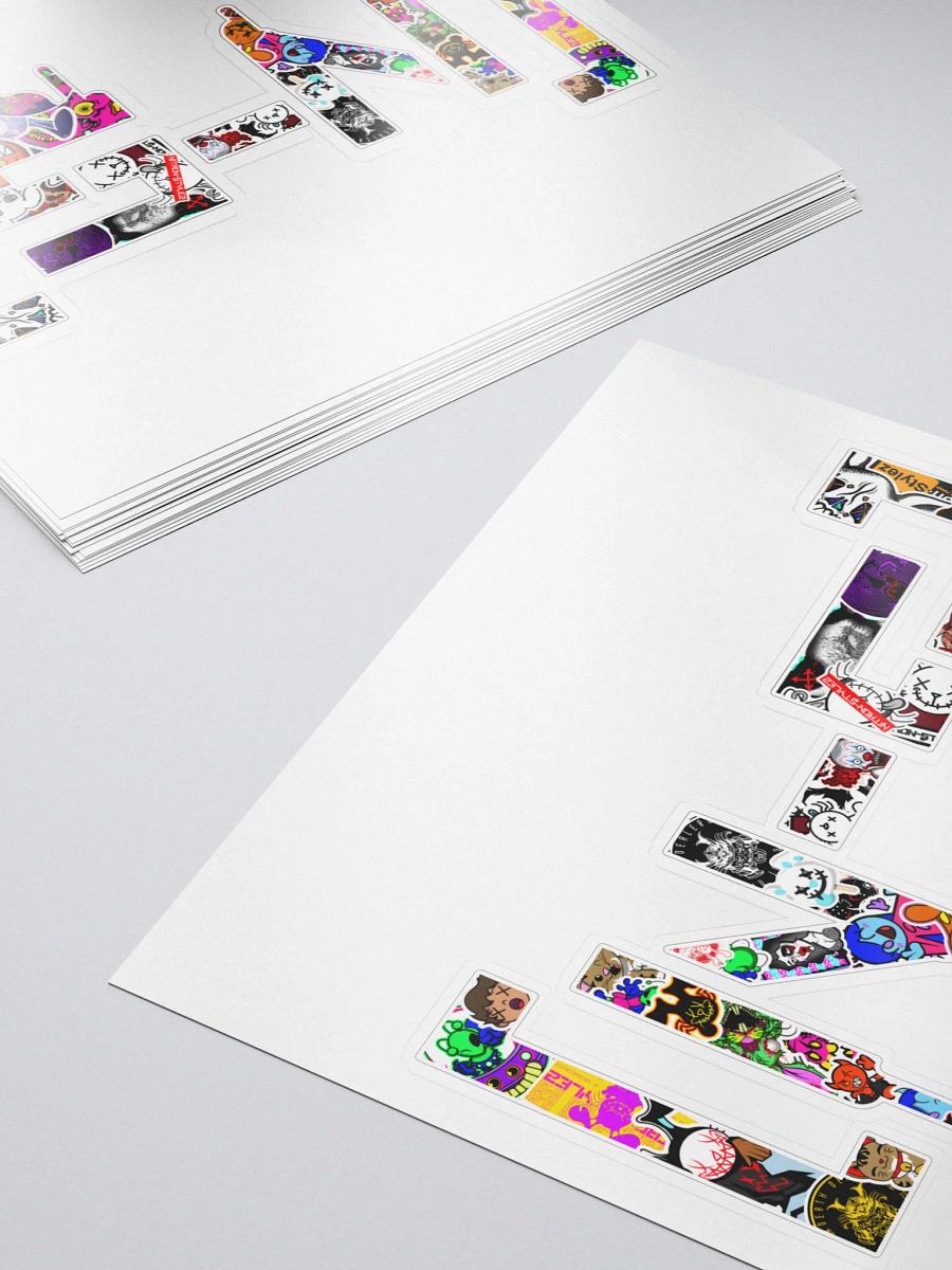 Wave 5 - Sticker Bomb Logo Kiss Cut Sticker product image (6)