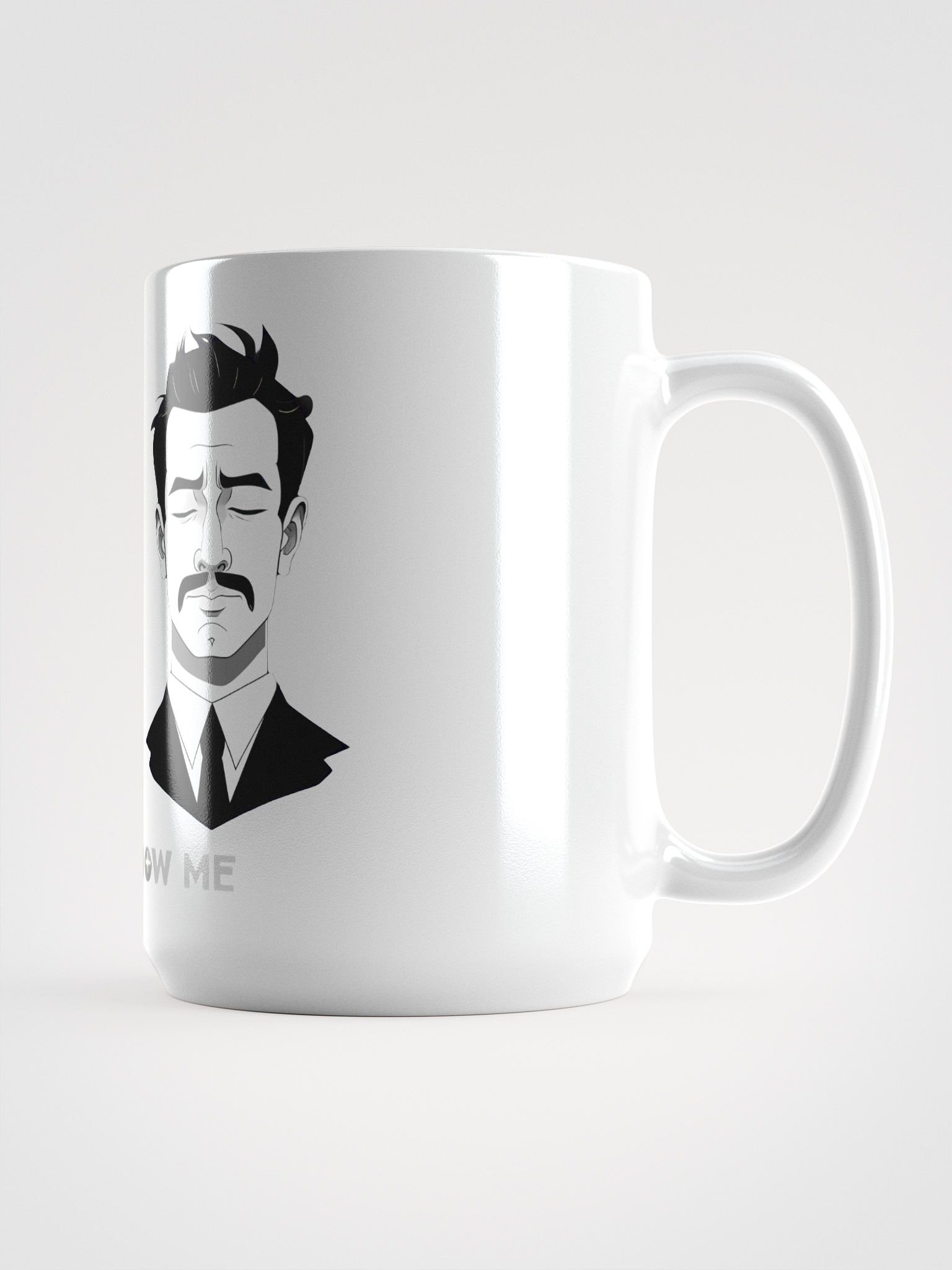 Thought-Provoking Dual Personality Art - Black and White Contrast Mug product image (1)